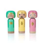 Lucie kaas - Figurine en bois de x-mas de sketch inc.