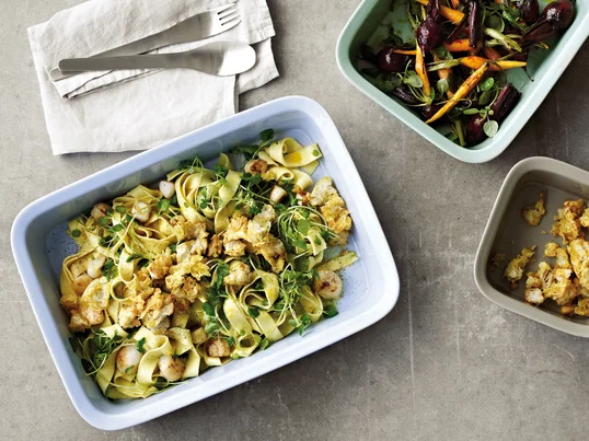 Rig-Tig by Stelton - Plat à four Cook & Serve, bleu (ensemble de 3) - Photo de situation