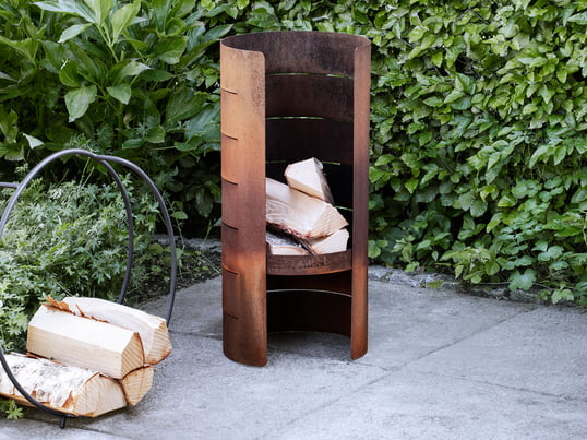 FireCylinder - Cheminée de jardin de Eva Solo en acier Corten
