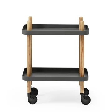 Wagon-bloc de Normann Copenhagen en frêne / gris foncé