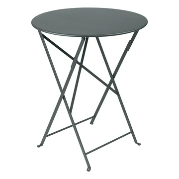 Bistro Table pliante Ø 60 cm de Fermob en gris orage