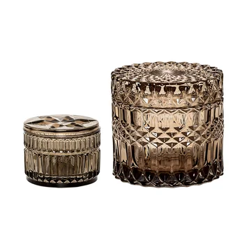 Bloomingville - Bocal de conservation (lot de 2), marron