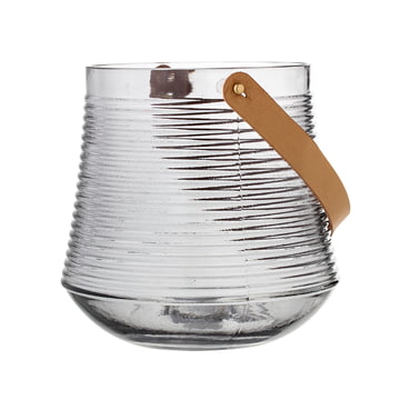 Lanterne en verre H 20 cm par Bloomingville en transparent