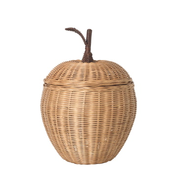 Ferm Living Panier de Rangement Poire Grand Modèle - Naturel