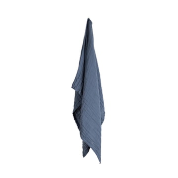 The Organic Company - Fine Serviette, 60 x 100 cm, gris bleu