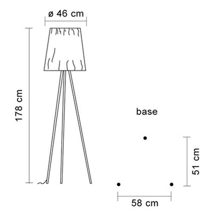 Lampadaire Rosy Angelis par Philippe Stark pour Flos