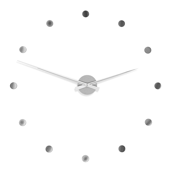 Radius Design - Horloge murale Flexible en argent