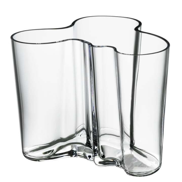 Aalto Vase Savoy, transparent 120 mm