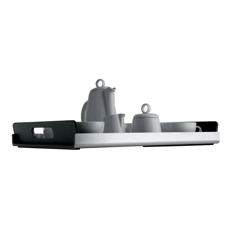 Plateau élégant en acier inoxydable