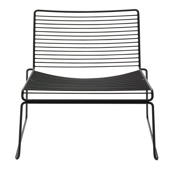 Hee Lounge Chair de HAY en noir