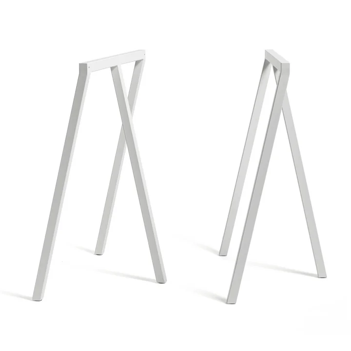 Loop - Tréteaux Stand Frame High de HAY en blanc (2 pièces)