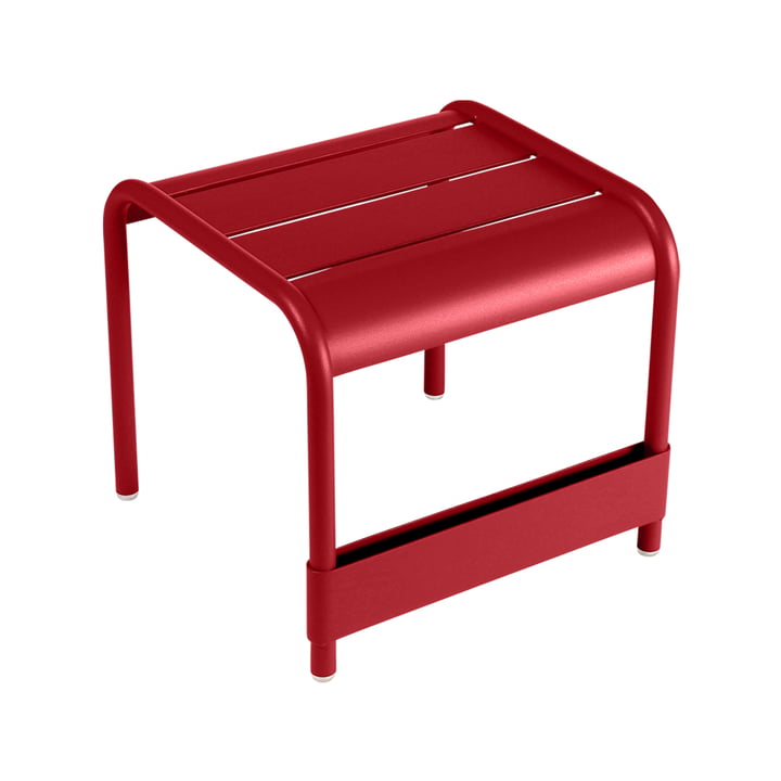 Luxembourg Table basse / repose-pieds de Fermob en rouge coquelicot