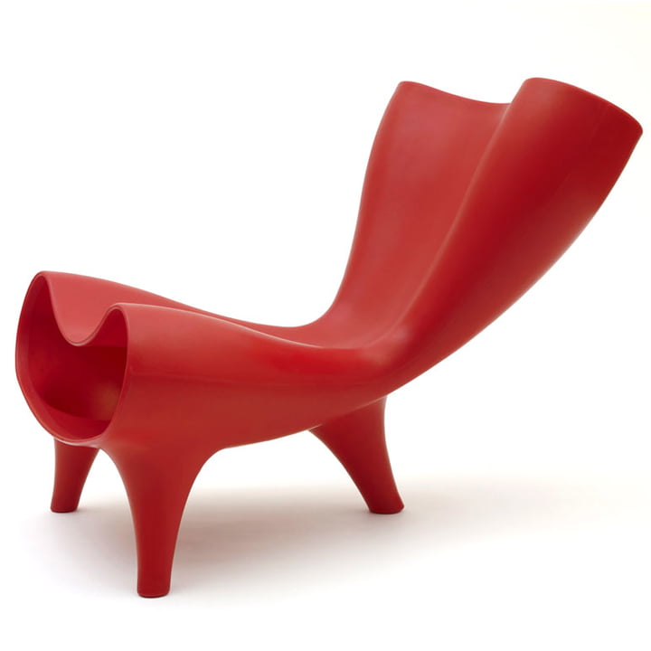 Orgone chaise, rouge