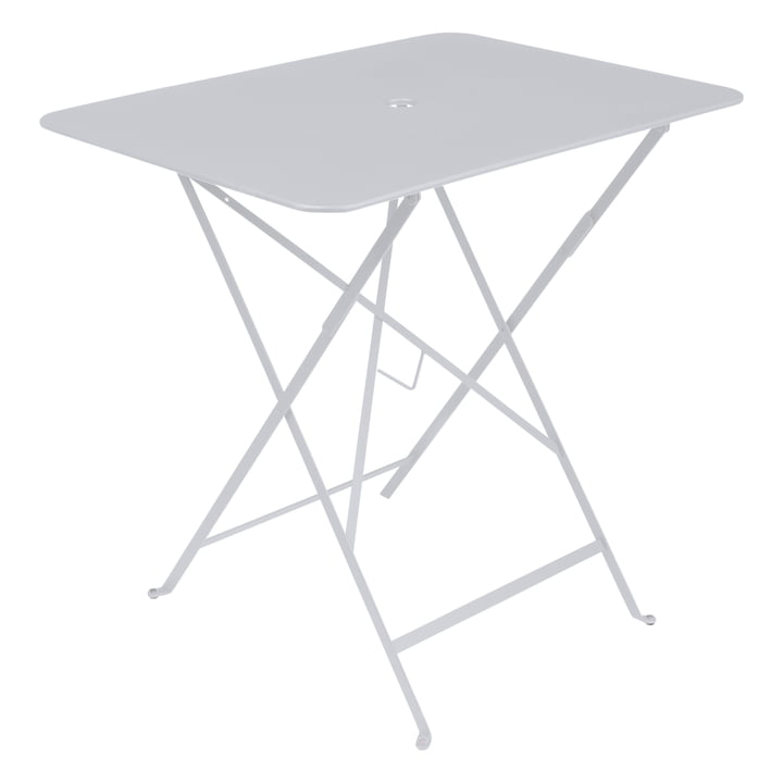 Bistro Table pliante 77 x 57 cm de Fermob en coton blanc