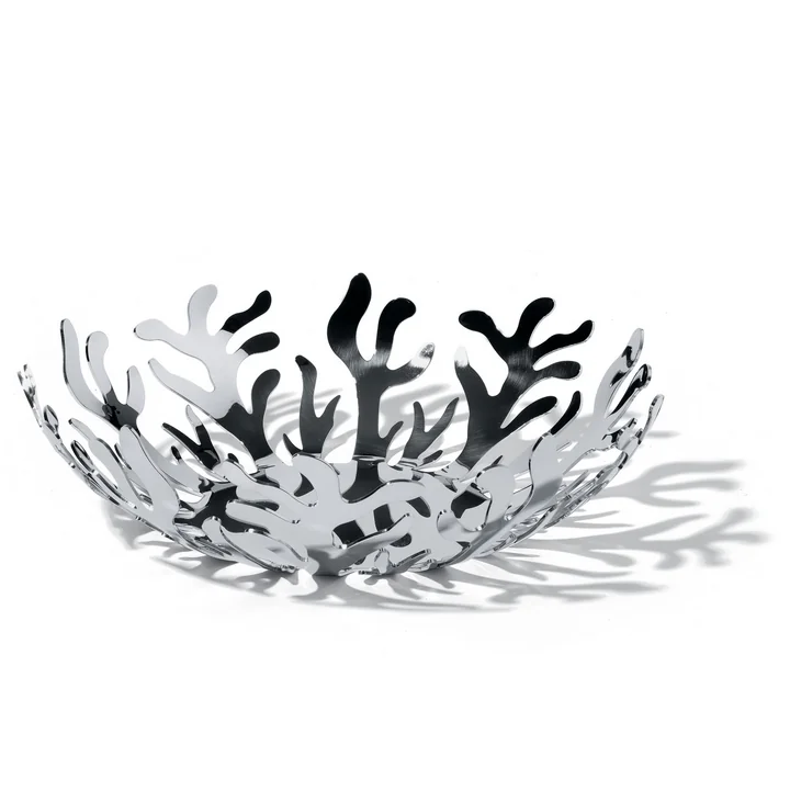Coupe à fruits "Mediterraneo" en argent - ø 29cm de Alessi