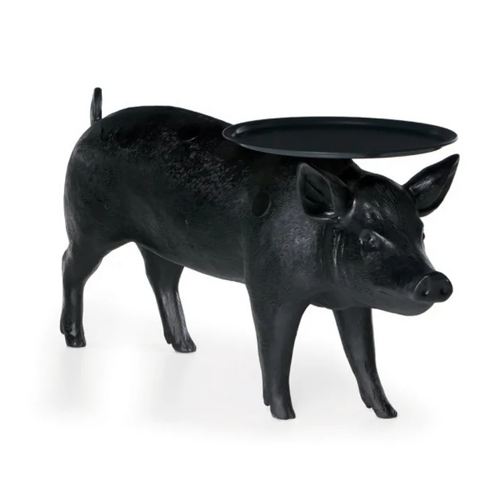 Moooi Pig Table Table d'appoint, vue frontale latérale