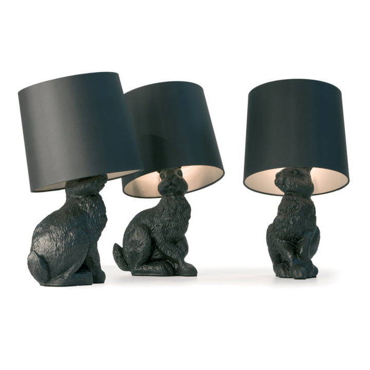 Moooi - Rabbit Lamp, noir, groupe de 3