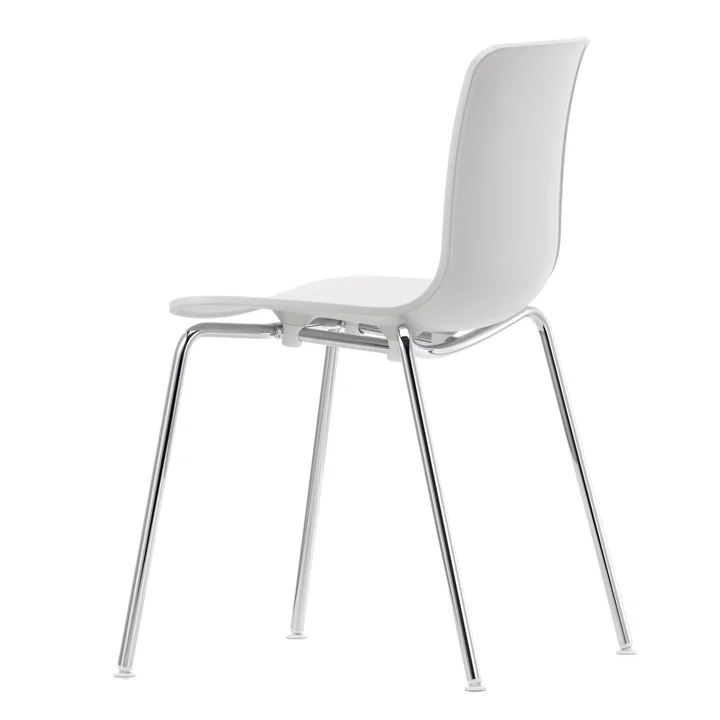 Hal Tube Chaise empilable de Vitra en blanc