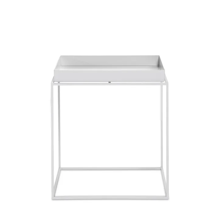 Tray Table 40 x 40 cm de HAY en blanc