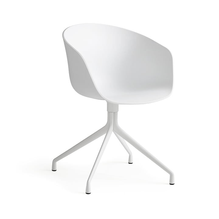 About A Chair AAC 20 de Hay en aluminium blanc / blanc