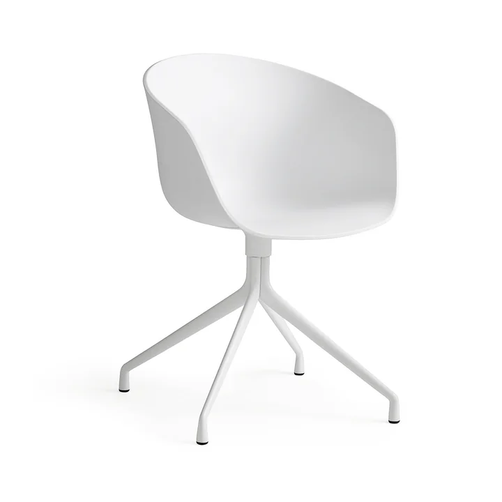 About A Chair AAC 20 de HAY en aluminium blanc / blanc