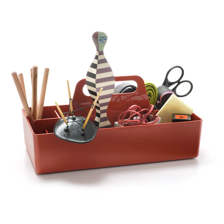 Vitra - Storage Toolbox brique, remplie