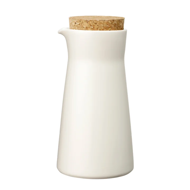 Teema Pichet avec bouchon en liège, 0,2 l, blanc par Iittala