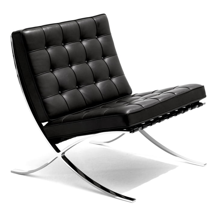 Knoll - Barcelona® fauteuil, noir