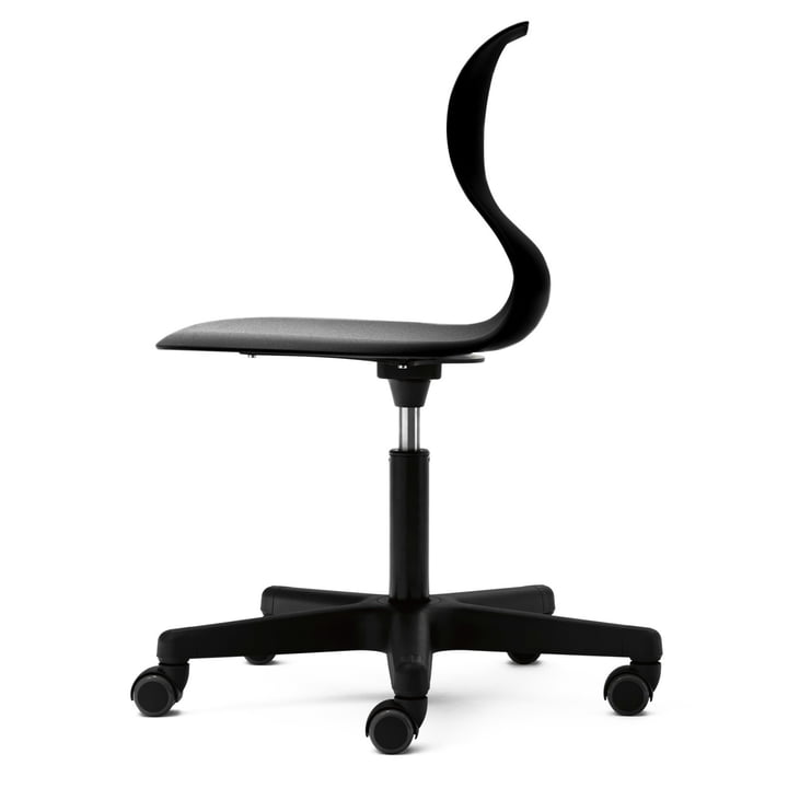 Flötotto - Pro 6 Chaise pivotante, latéral, noir