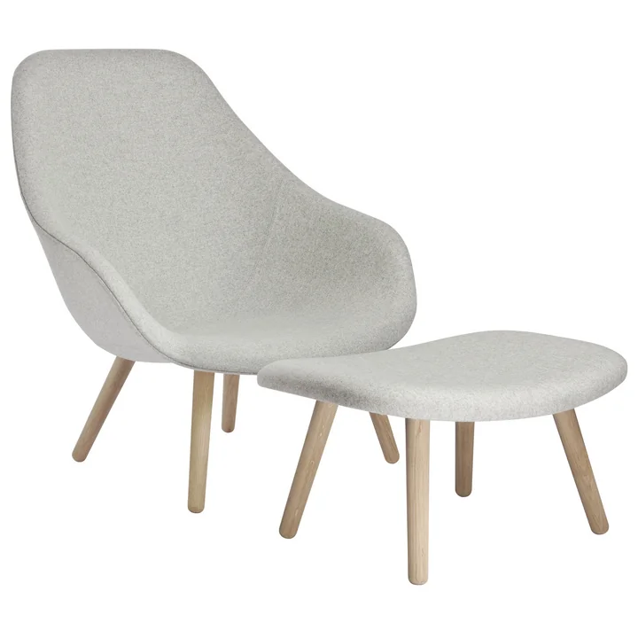 HAY - About A Lounge Chair AAL 92 avec pouf