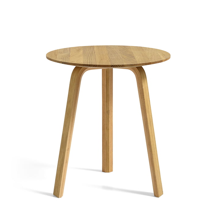 Bella Table d'appoint Ø 45 cm / H 49 cm de Hay en chêne huilé