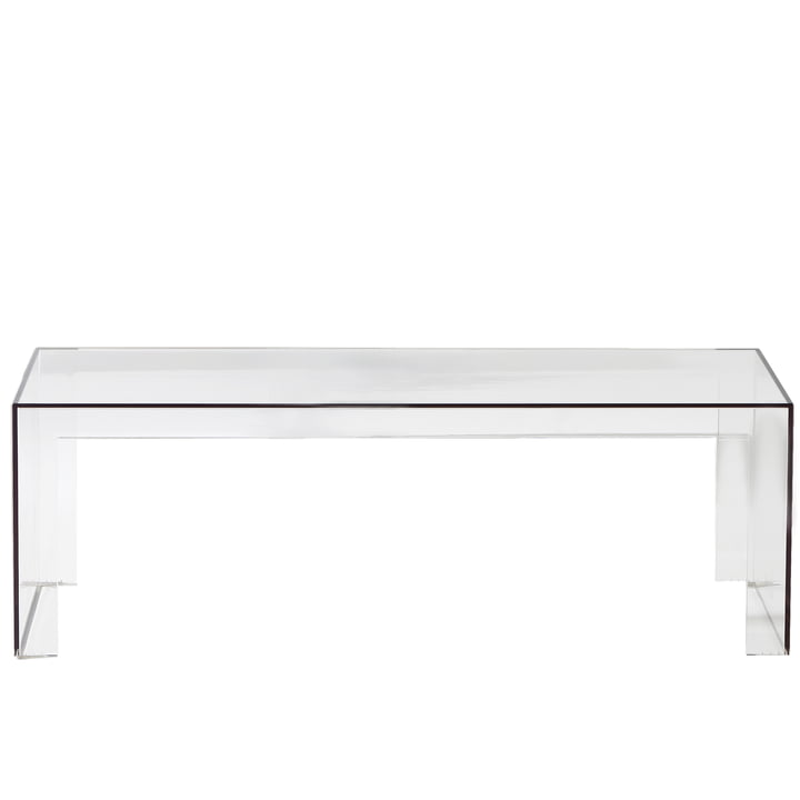 Invisible Side Table d'appoint H 40cm, transparent de Kartell
