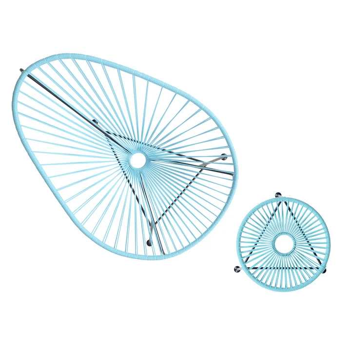 OK design - Chaise Acapulco, bleu clair