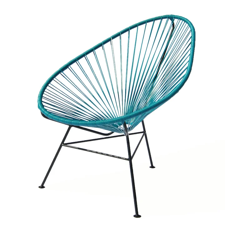 OK Design - Chaise Acapulco, bleu pétrole