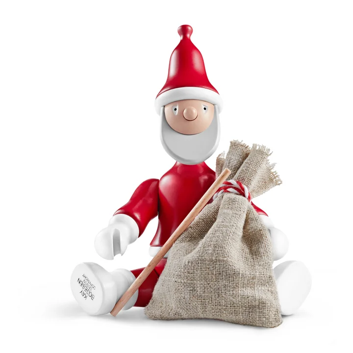 Figurine en bois du Père Noël pour décorer et collectionner