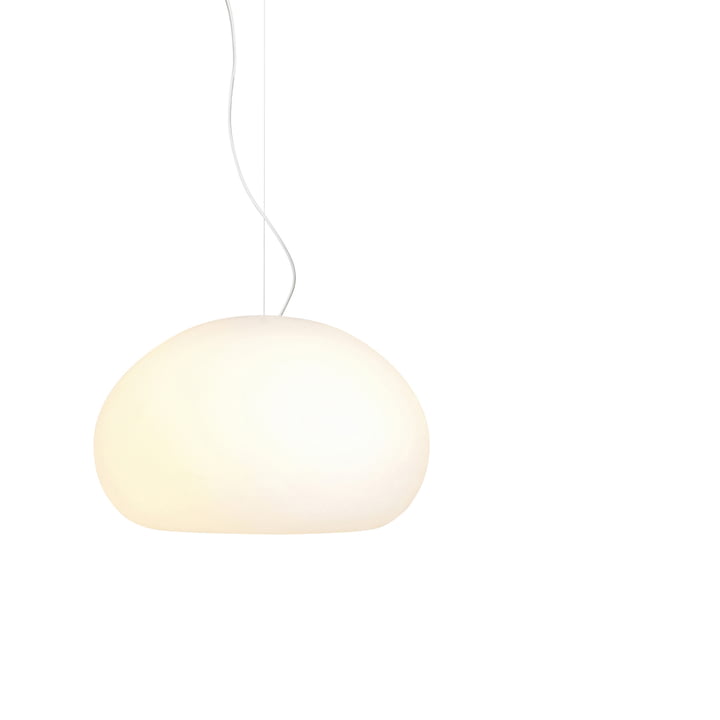 Fluid Lampe à suspension Ø 23 cm de Muuto en blanc opale