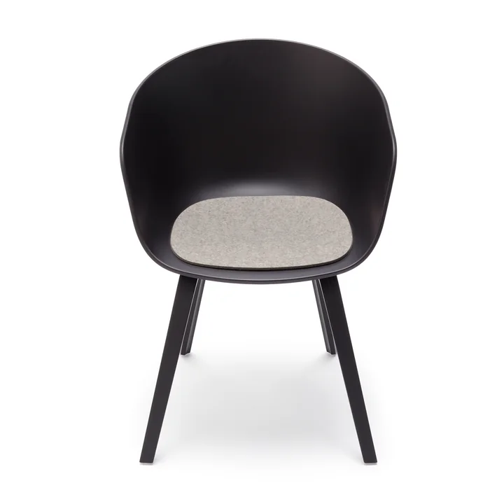 Hey Sign - Revêtement en feutre pour About A Chair, gris clair chiné avec chaise