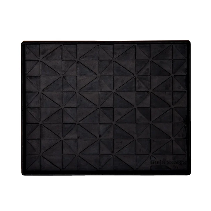 Lot De 3 Bacs D'égouttement Pour Chaussures – 80 X 40 Cm – Tapis Caoutchouc Anti-dérapant – Pour Garage, Entrée Ou Atelier