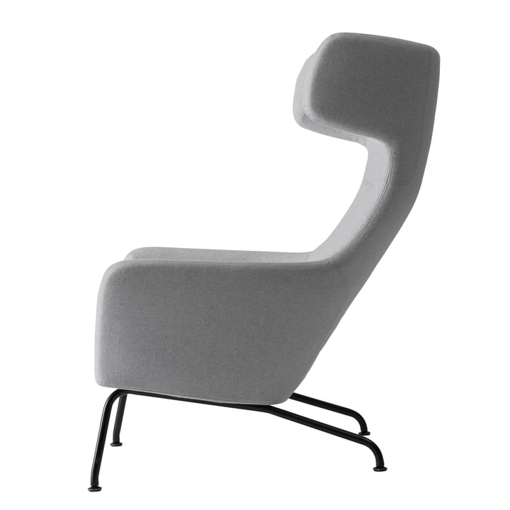 Softline - Havanna Fauteuil à oreilles, gris clair - page