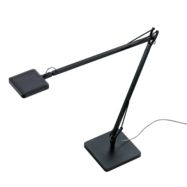 Flos - Kelvin LED Lampe de travail, noir, vue supérieure oblique