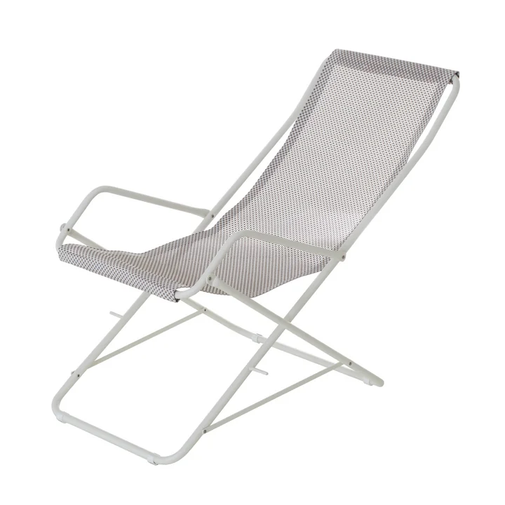 Bahama Chaise longue de Emu en blanc / glace