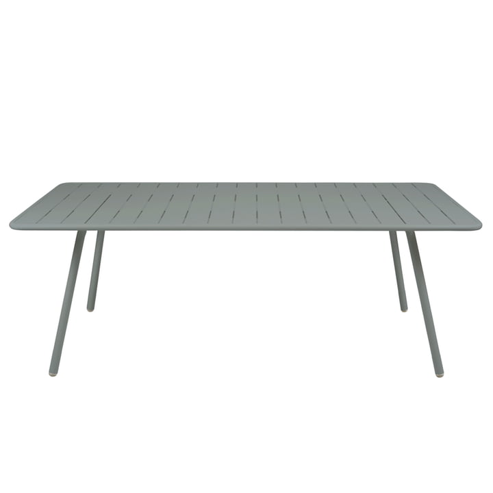 Luxembourg Table 100 x 207 de Fermob en gris orageux