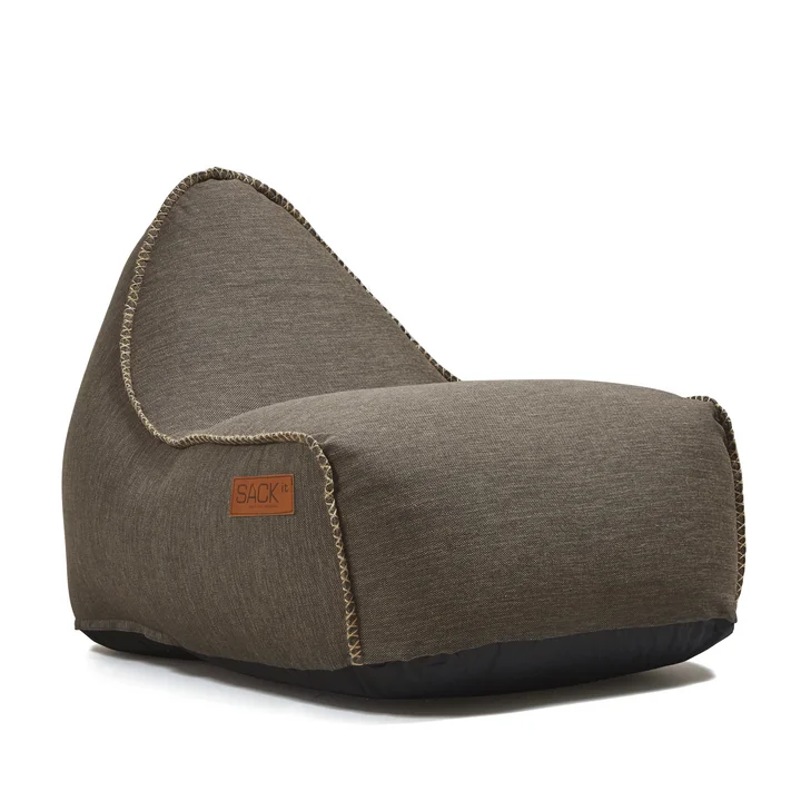Sack it - Retro it Outdoor Pouf, brun
