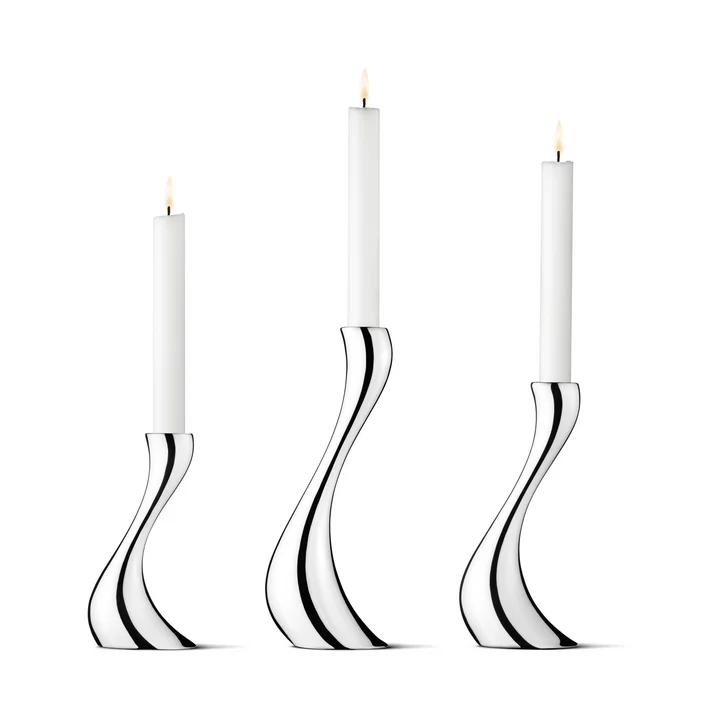 Georg Jensen - Cobra Bougeoir, Set à 3