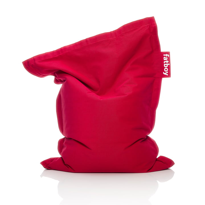 Sac à haricots Junior Stonewashed, rouge par Fatboy