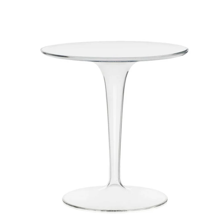 Tip Top Table d'appoint, transparente de Kartell