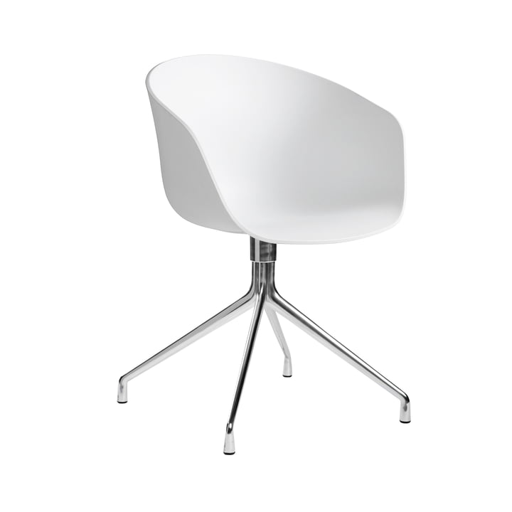 About A Chair AAC 20 de Hay en aluminium poli / blanc