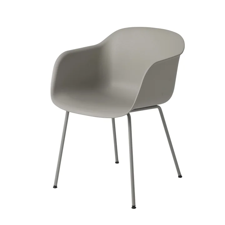 Fiber Chair Tube Base de Muuto en gris