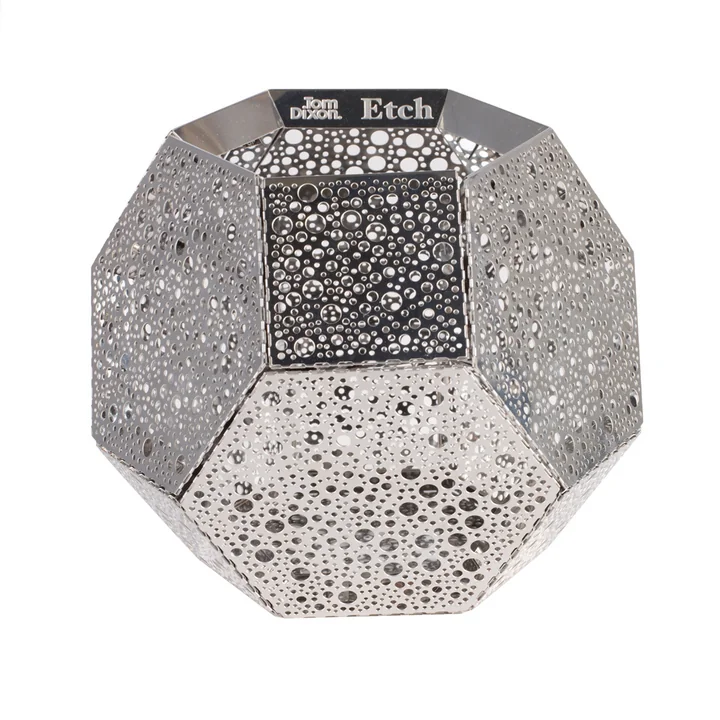Tom Dixon - Etch Photophore, acier inoxydable ETT02 