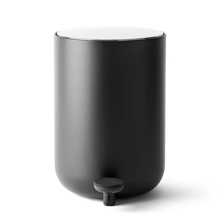 Audo - Bath Poubelle à pédale 7 litres, noir